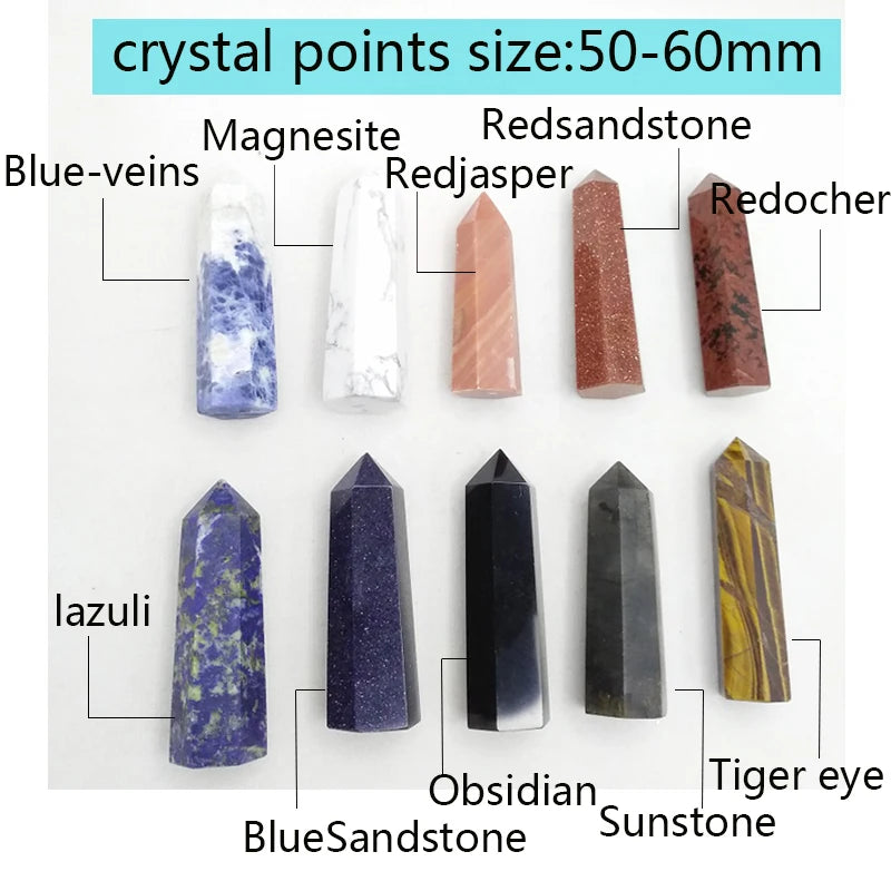 Natural Single-Point Crystal Column