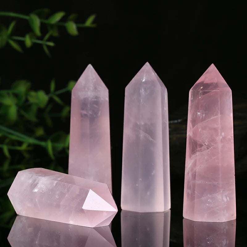 Natural Single-Point Crystal Column
