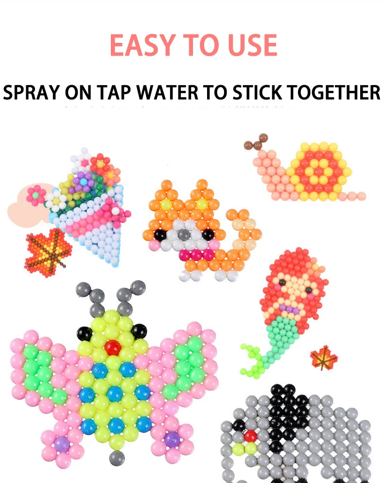 Magic Water Fuse Beads – DIY Creative Sensory Craft Toy Set