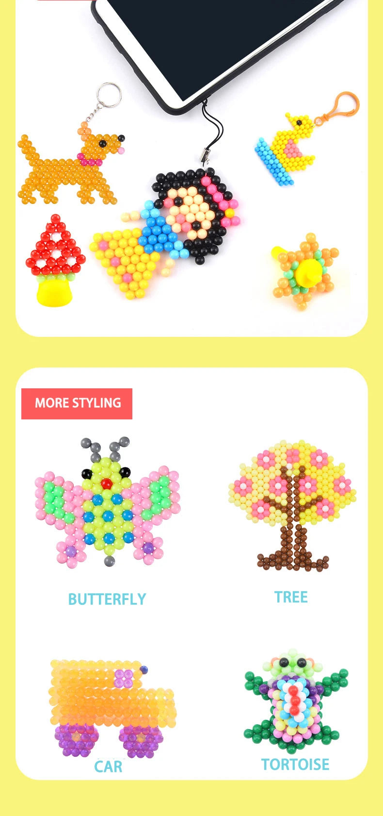 Magic Water Fuse Beads – DIY Creative Sensory Craft Toy Set