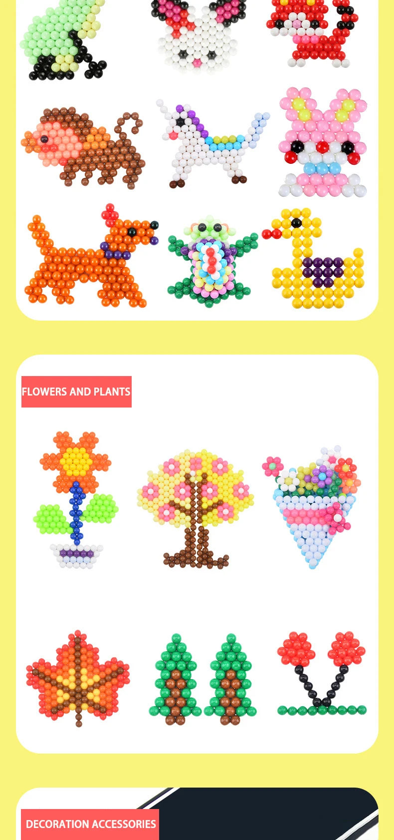 Magic Water Fuse Beads – DIY Creative Sensory Craft Toy Set