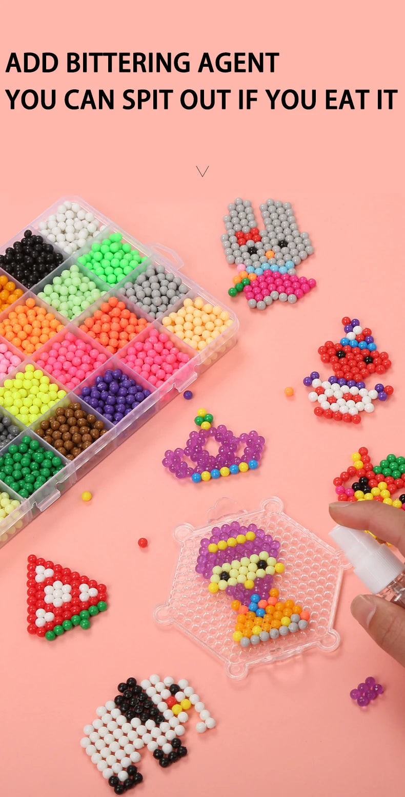 Magic Water Fuse Beads – DIY Creative Sensory Craft Toy Set
