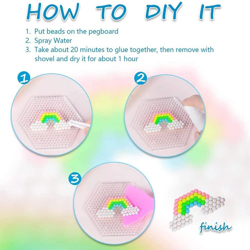 Magic Water Fuse Beads – DIY Creative Sensory Craft Toy Set
