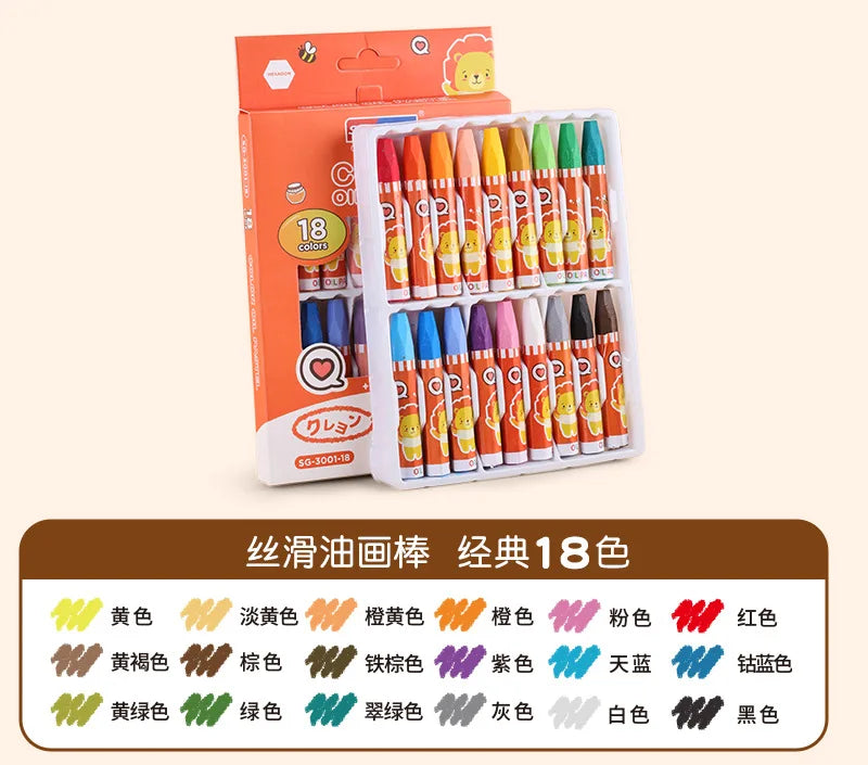 Washable Soft Oil Pastels