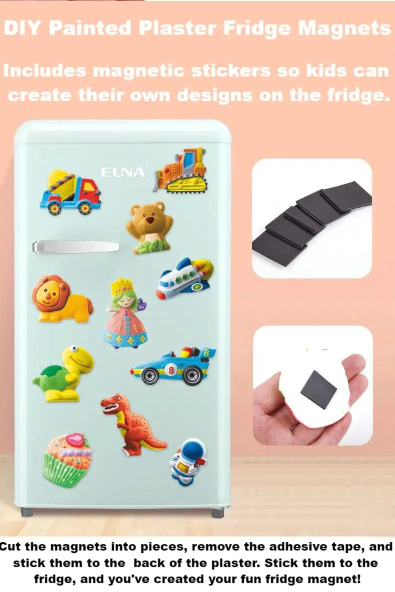 Handmade DIY Plaster Doll Painting Craft Kit for Kids