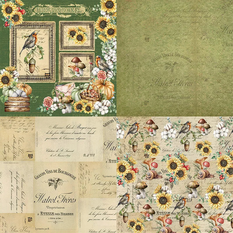 12-Sheet Christmas Scrapbooking Paper