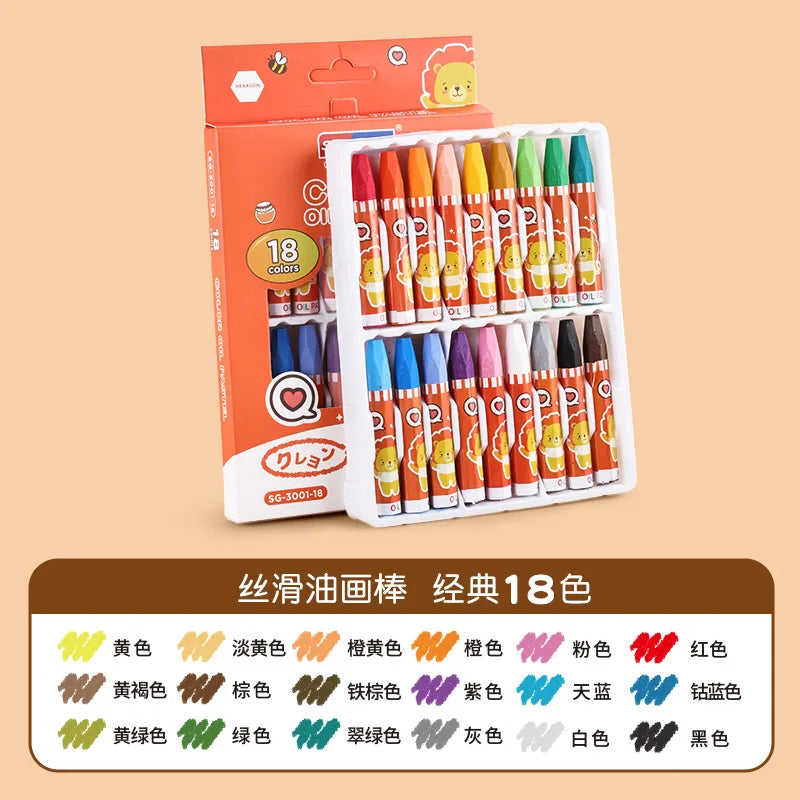 Washable Soft Oil Pastels