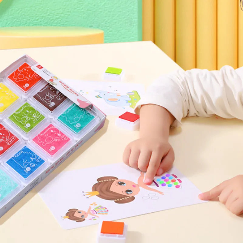 16/32pcs DIY Finger Painting Set