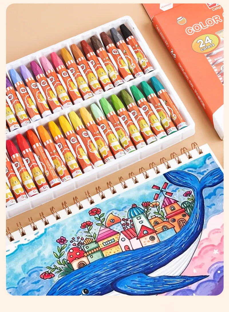 Washable Soft Oil Pastels