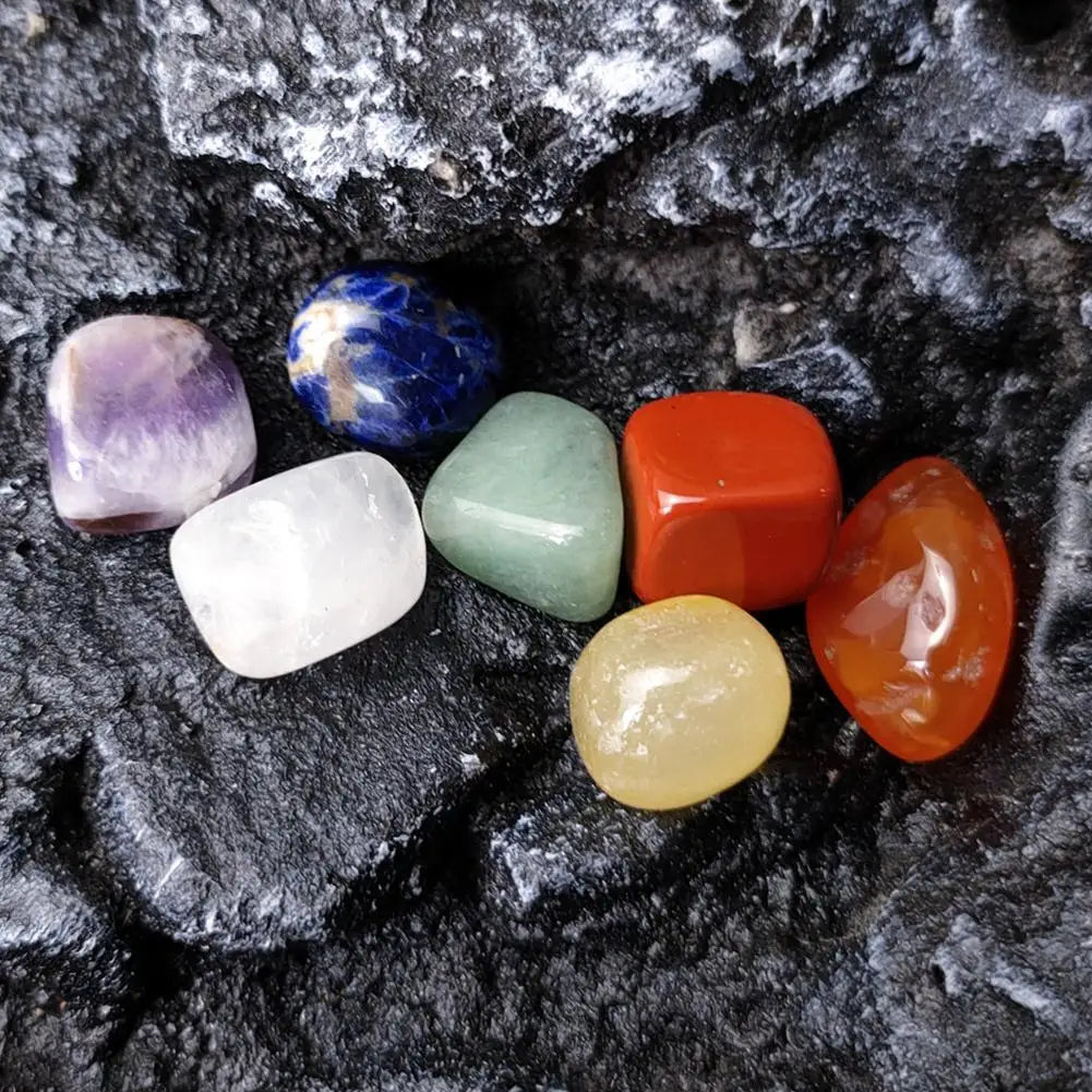 Natural Crystal Gemstone Set – 7/8/10/14PCS Chakra Healing Quartz