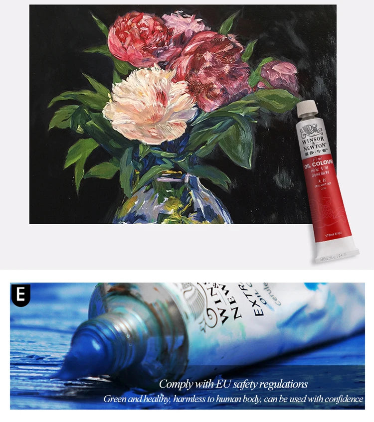 Winsor & Newton Oil Paint Set with Brushes & Palette