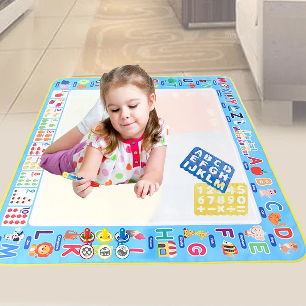 Magic Water Drawing Mat – Reusable Doodle Painting Board for Kids