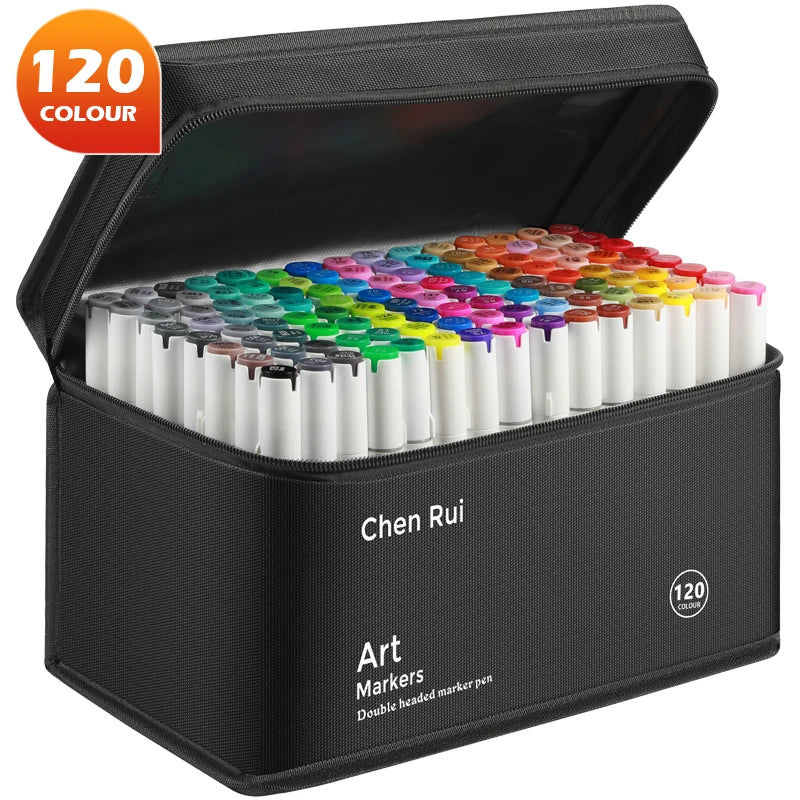 Professional Dual Tip Alcohol Art Marker Set