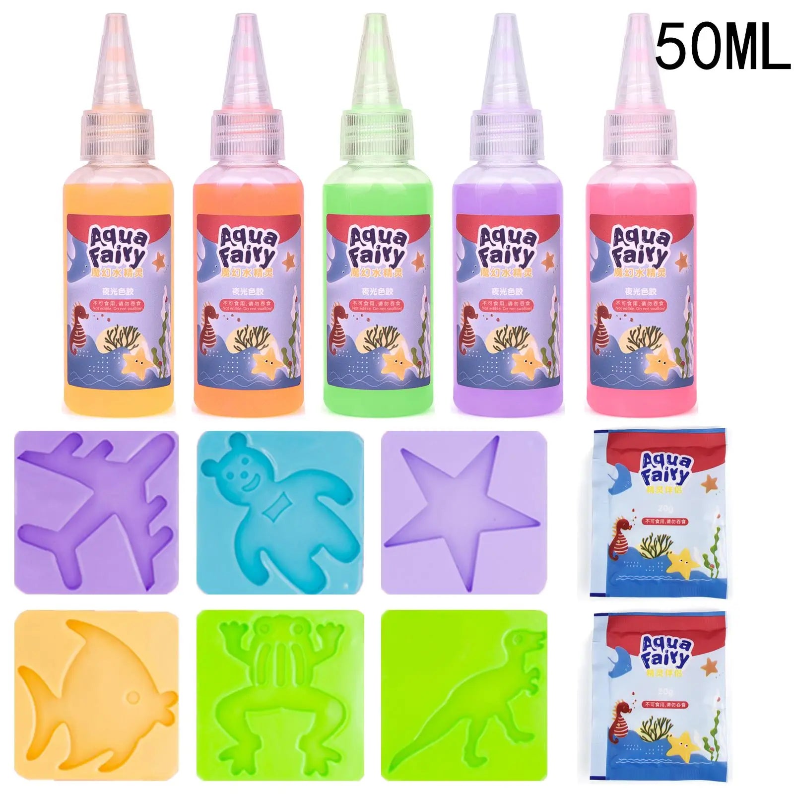 Kids DIY Craft & Origami Painting Kit – Magic Water Elves Set