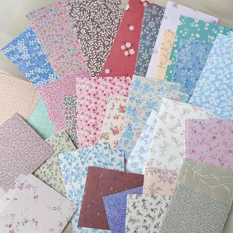 60pcs Vintage Collage Scrapbooking Paper