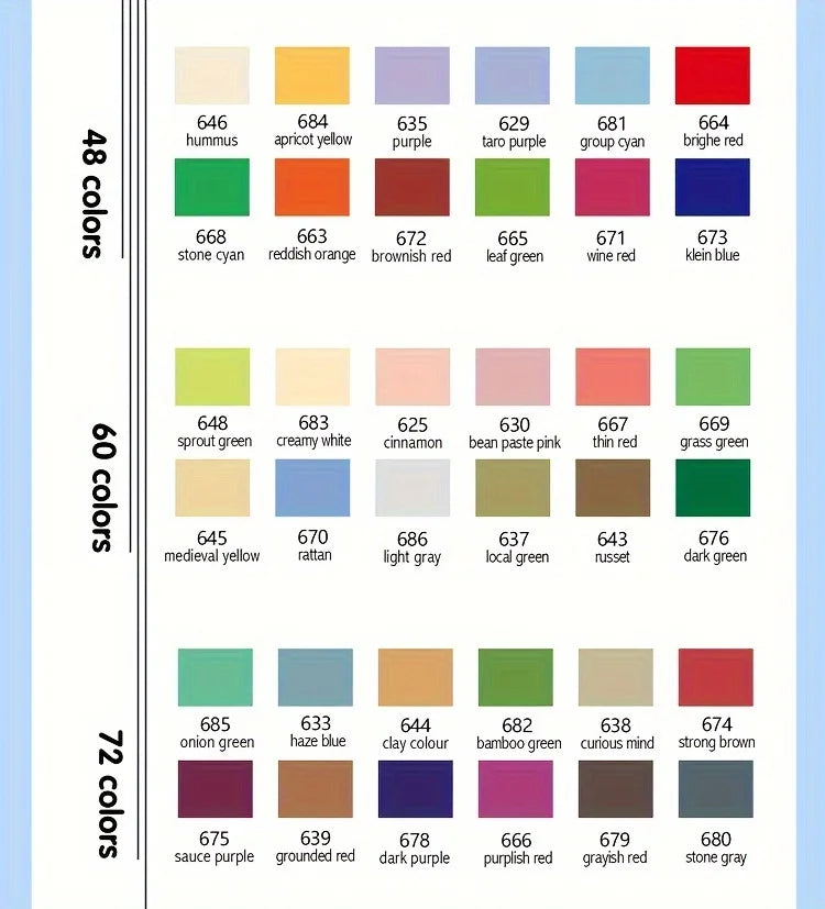 Multi-Color Soft Tip Art Markers – Acrylic Markers for Various Surfaces