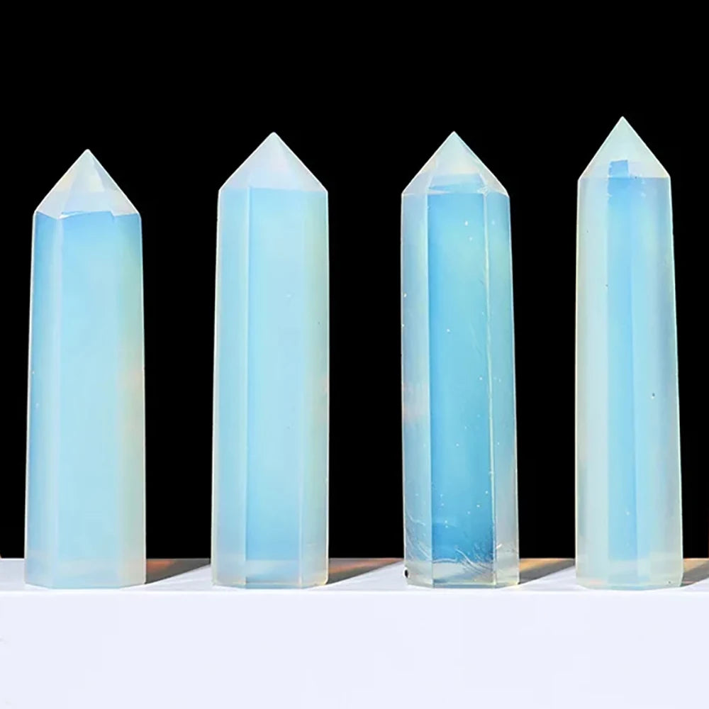 Natural Single-Point Crystal Column