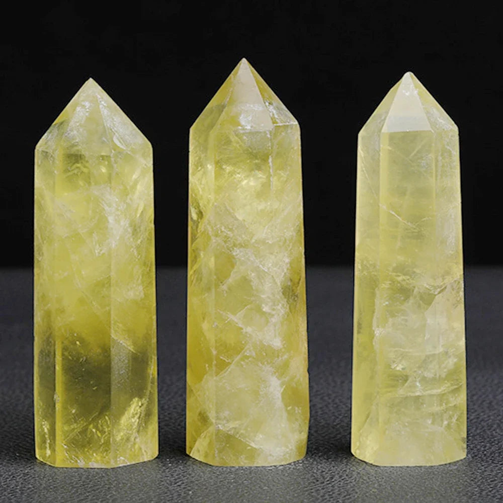 Natural Single-Point Crystal Column