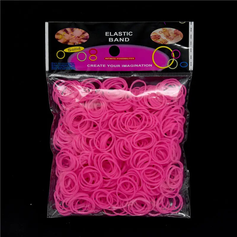600+ Loom Rubber Bands Refill Kit – 31 Colors DIY Bracelet Craft Set