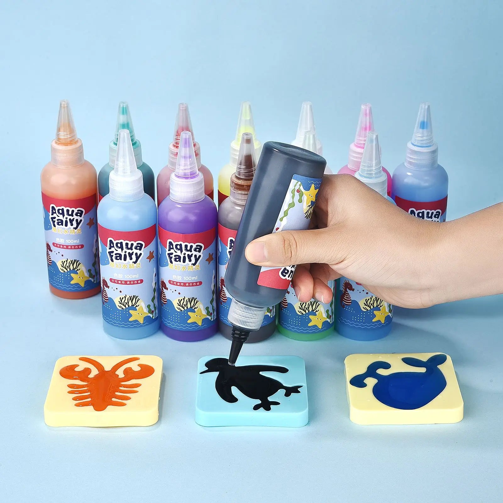 Kids DIY Craft & Origami Painting Kit – Magic Water Elves Set