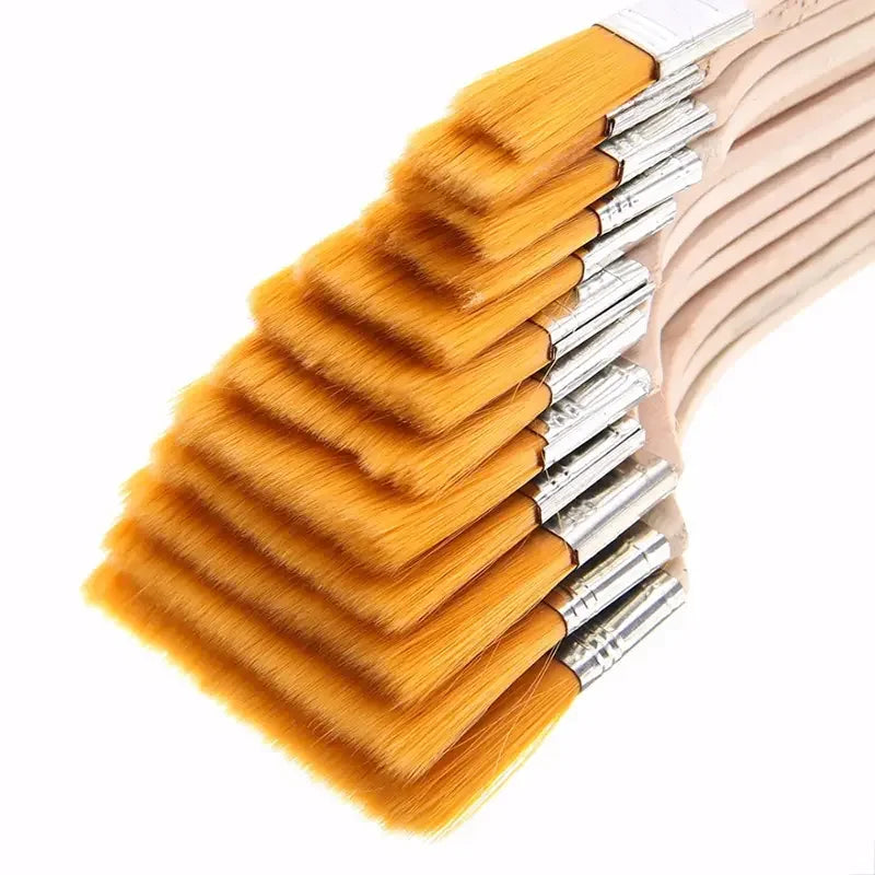 12pcs Memory Nylon Paint Brush Set