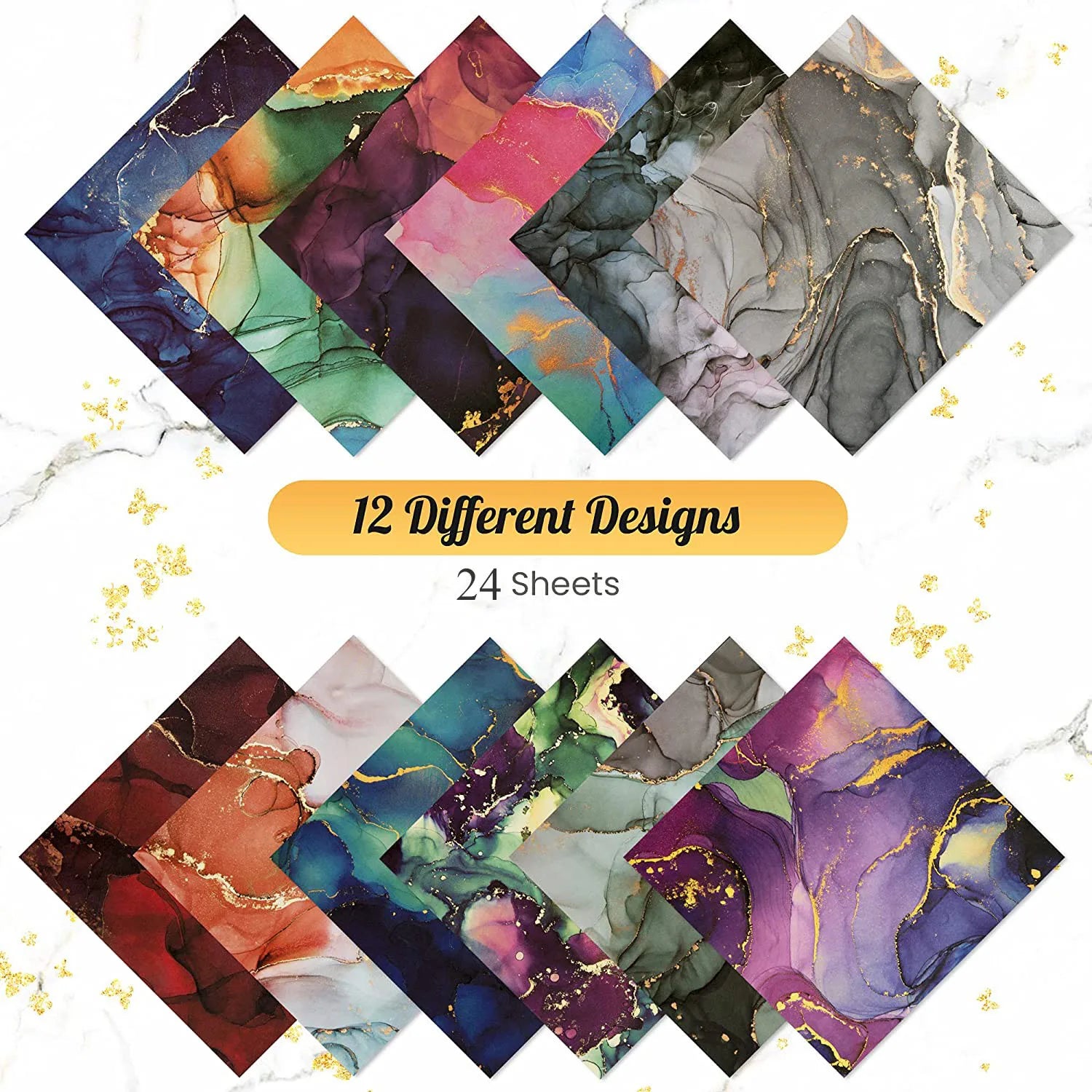 12-Sheet Christmas Scrapbooking Paper