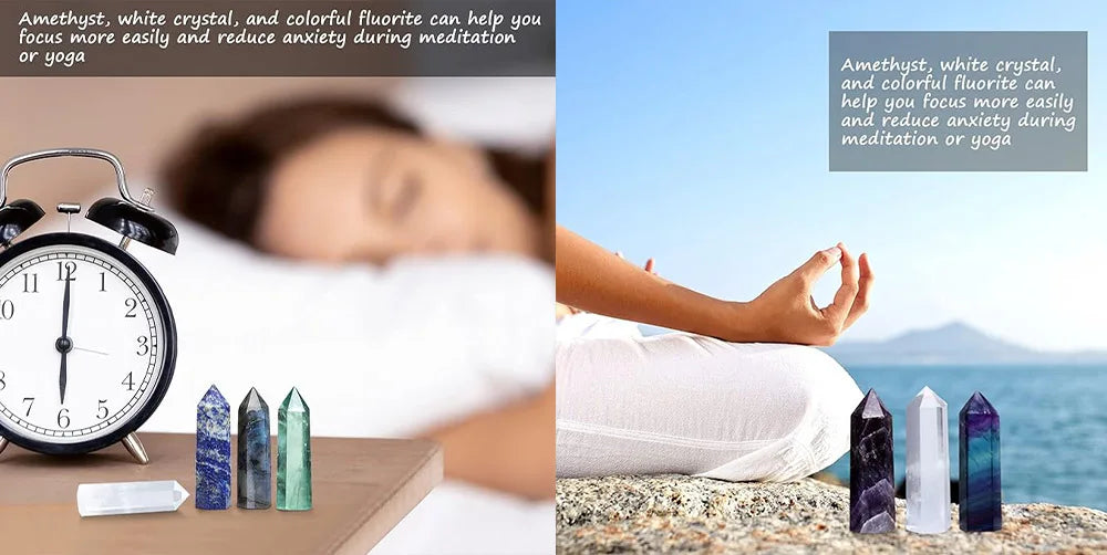 Natural Single-Point Crystal Column