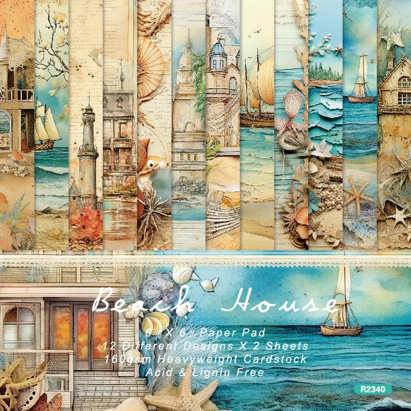 12-Sheet Christmas Scrapbooking Paper