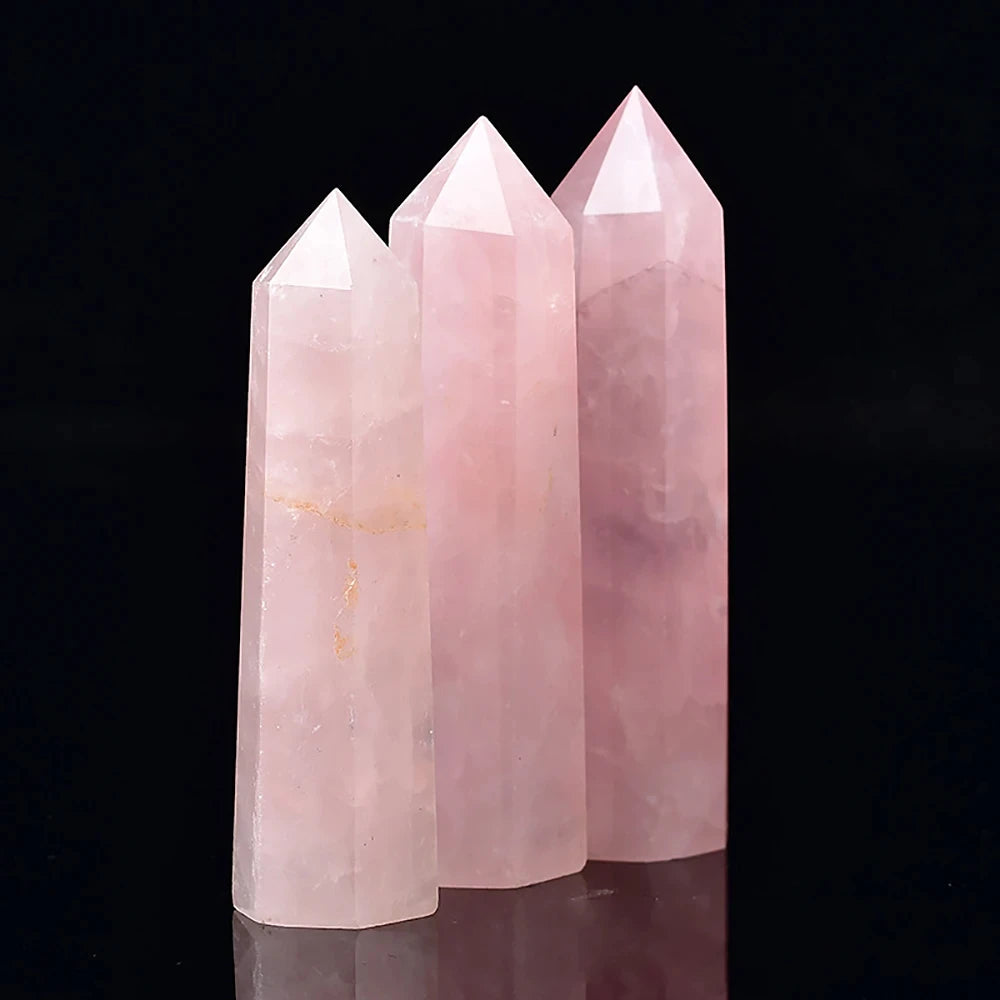 Natural Single-Point Crystal Column