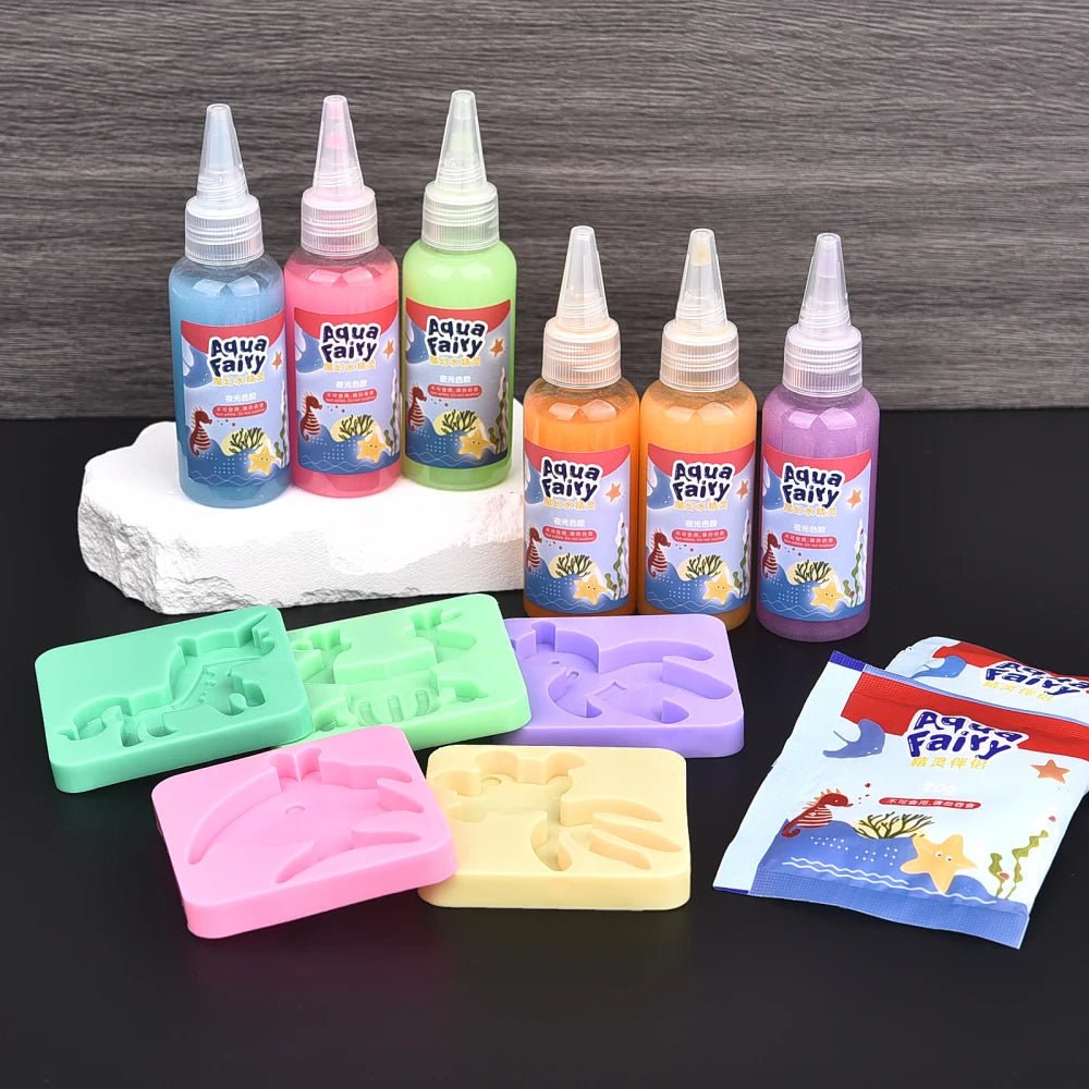Kids DIY Craft & Origami Painting Kit – Magic Water Elves Set