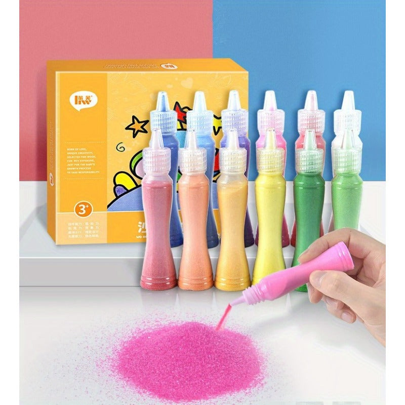 Children’s Sand Painting Set – DIY Colored Sand Art Toys
