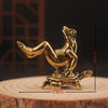 Brass Frog Figurine – Desktop & Home Decor Ornament