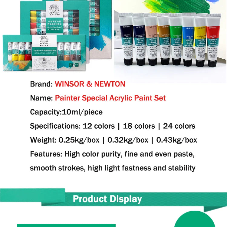 WINSOR & NEWTON Acrylic Paint Set