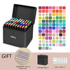 Dual Tip Alcohol Art Markers – Permanent Sketch & Illustration Set