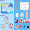 Kids DIY Crystal Glue Keychain – Art & Craft Gift Set