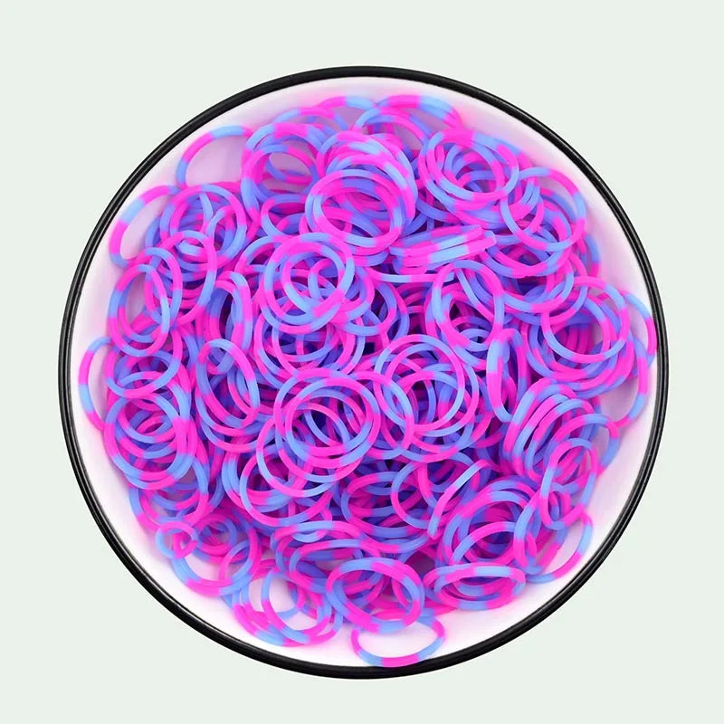 600+ Loom Rubber Bands Refill Kit – 31 Colors DIY Bracelet Craft Set