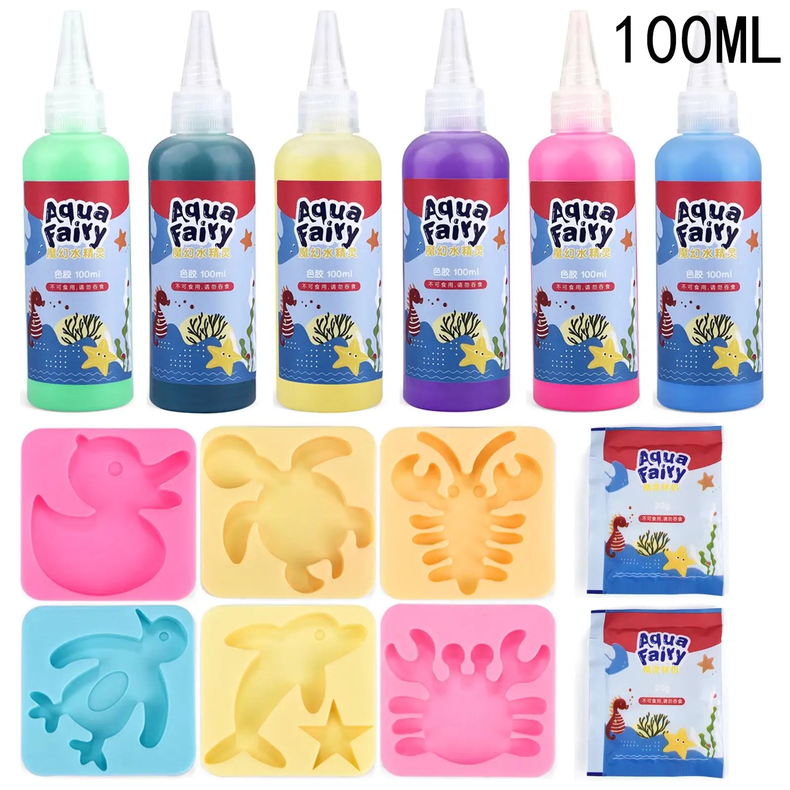 Kids DIY Craft & Origami Painting Kit – Magic Water Elves Set