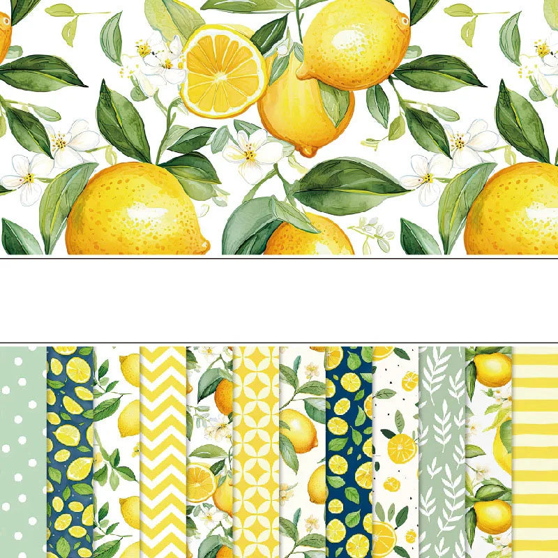 12-Sheet Christmas Scrapbooking Paper – 15x15cm DIY Craft Cardstock