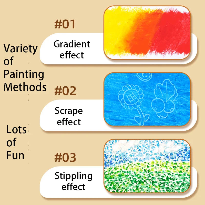 Washable Soft Oil Pastels