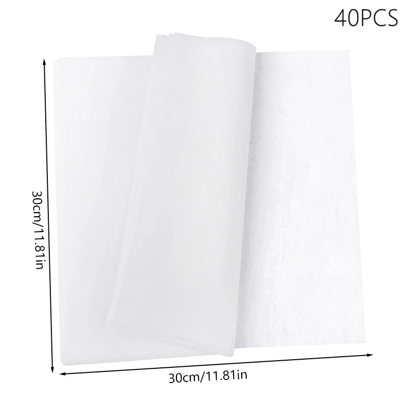 40pcs 30x30cm Tissue Paper – Flower & Gift Wrapping Craft Paper