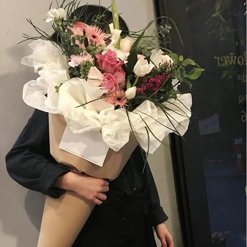 40pcs Floral Tissue Craft Paper – 75x52cm Gift & Scrapbooking Wrap