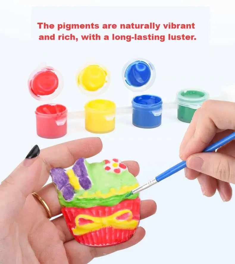 Handmade DIY Plaster Doll Painting Craft Kit for Kids