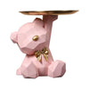 Geometric Bear Resin Sculpture – Desk Storage & Decorative Ornament