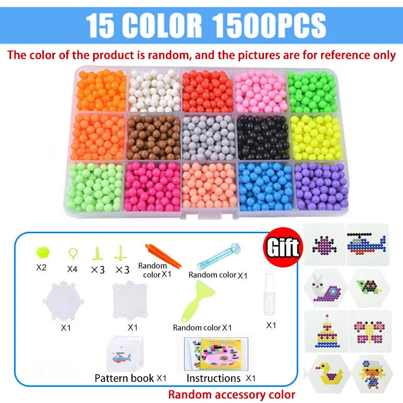 Magic Water Fuse Beads – DIY Creative Sensory Craft Toy Set