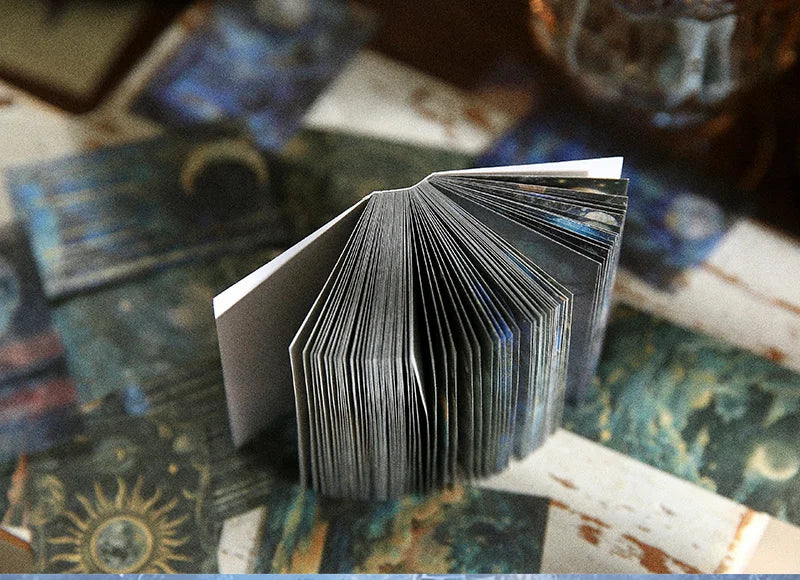 100pcs Retro Aesthetic Scrapbooking Paper – DIY Journaling & Vintage Decor