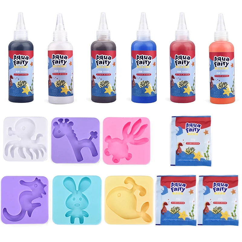 Kids DIY Craft & Origami Painting Kit – Magic Water Elves Set