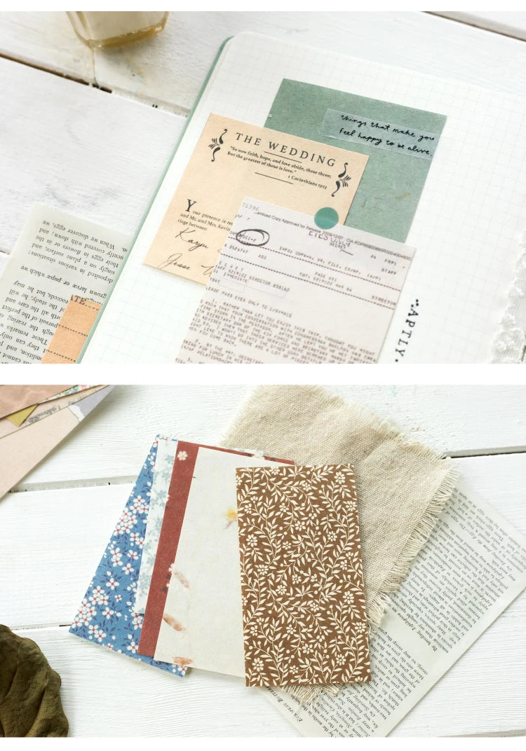 60pcs Vintage Collage Scrapbooking Paper