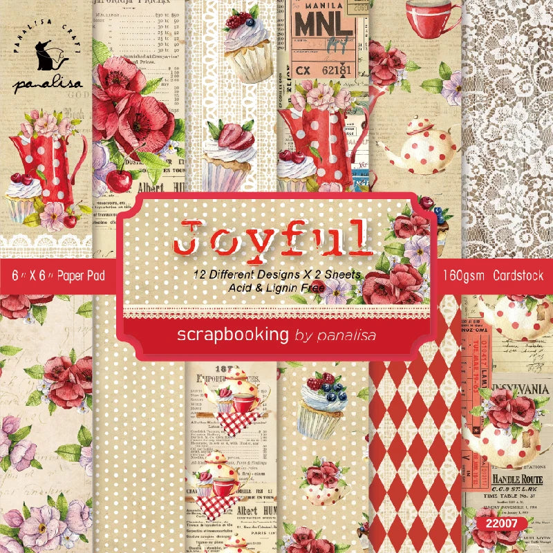 12-Sheet Christmas Scrapbooking Paper