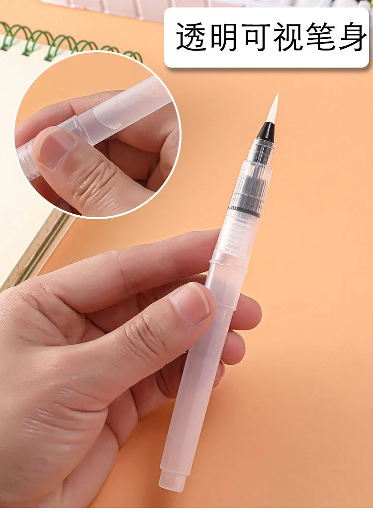 3/7pcs Watercolor Brush Pens with Water Storage