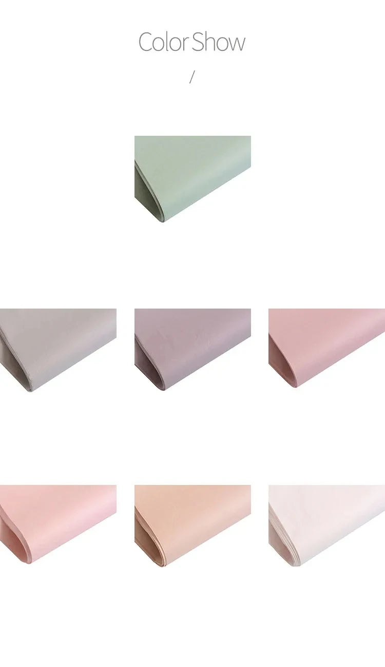 40pcs Floral Tissue Craft Paper – 75x52cm Gift & Scrapbooking Wrap